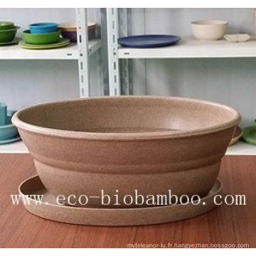 Pot de fleurs en fibre de bambou (BC-F5004)